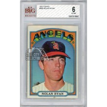 Nolan Ryan 1972 Topps Baseball Card #595 BVG 6