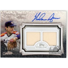 Nolan Ryan 2020 Topps Sterling Seasons Dual Jersey Autograph Card #SSAR-NRY 15/25