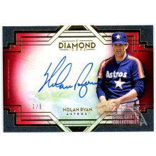 Nolan Ryan 2021 Topps Diamond Icons Red Autograph Card #DIA-NR 1/5