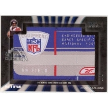 Matt Ryan 2009 Topps Unique Game-Used Laundry Tag Patch Card #UAT-MR2 1/1 (Edge Wear)