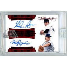 Nolan Ryan & Roger Clemens 2017 Panini Flawless Ruby Dual Autograph Card 13/15