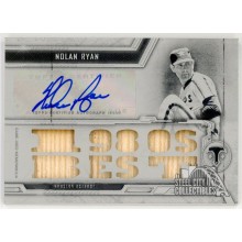 Nolan Ryan 2020 Topps Triple Threads White Whale Plate Relic Auto Card 1/1