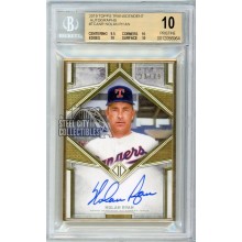 Nolan Ryan 2019 Topps Transcendent Autograph Card #TCA-NR 22/25 BGS 10