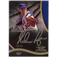 Nolan Ryan 2017 Topps Tier One Silver Ink Autograph Card #T1A-NR 6/10