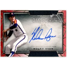 Nolan Ryan 2022 Topps Diamond Icons Red Autograph Card #DIA-NR 3/5