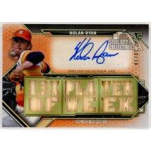 Nolan Ryan 2021 Topps Triple Threads Orange Triple Relic Autograph Card 10/18