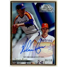 Nolan Ryan 2018 Topps Gold Label Framed Autograph Card #FA-NR 06/10
