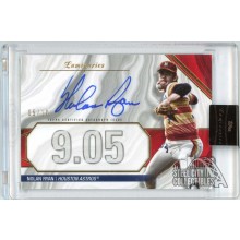 Nolan Ryan 2022 Topps Luminaries Masters of the Mound Red Autograph Card #MOM-NR 5/10
