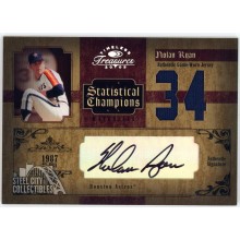 Nolan Ryan 2005 Donruss Timeless Treasures Patch Autograph Card #SC-41 25/34