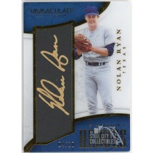 Nolan Ryan 2015 Panini Immaculate Heroes Autograph Card #5 4/10