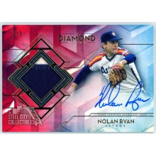 Nolan Ryan 2020 Topps Diamond Icons Red Patch Autograph Card #SPA-NRY 5/5