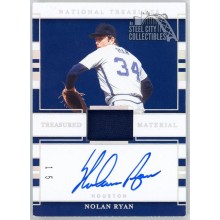 Nolan Ryan 2020 Panini National Treasures Patch Autograph Card #TMS-NR 1/5