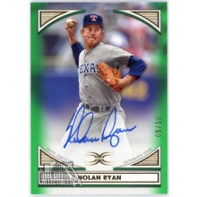 Nolan Ryan 2022 Topps Definitive Defining Images Green Autograph Card 05/10