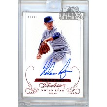 Nolan Ryan 2016 Panini Flawless Greats Ruby Autograph Card #GA-NR 10/20