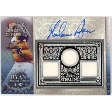 Nolan Ryan 2021 Topps Sterling Seasons Triple Jersey Autograph Card #SSAR-NRY 8/10