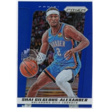 Shai Gilgeous-Alexander 2024-25 Panini Prizm Deca Blue Card #13 125/149