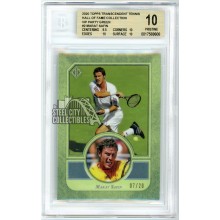 Marat Safin 2020 Topps Transcendent Tennis VIP Green Card #2 /20 BGS 10