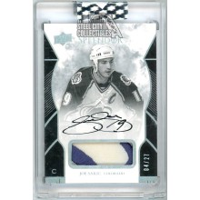 Joe Sakic 2017-18 Upper Deck Splendor Patch Autograph Card #BW-JS 04/27