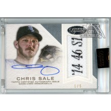 Chris Sale 2016 Topps Dynasty Patch Autograph Card #AP-CSL5 1/5