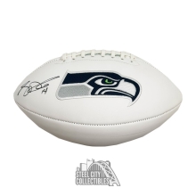 Sam Darnold Autographed Seattle Seahawks White Logo Football - BAS
