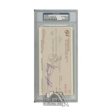 Sammy Davis Jr Autographed Check - PSA/DNA