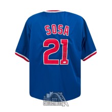 Sammy Sosa Autographed Chicago Custom Blue Jersey - JSA