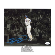 Sammy Sosa Autographed Chicago 8x10 Baseball Photo - JSA (Home Run Jump)