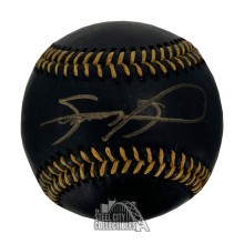 Sammy Sosa Autographed Black Official MLB Baseball - JSA (Gold Ink)