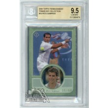 Pete Sampras 2020 Topps Transcendent Tennis HOF Card #14 /50 BGS 9.5 Gem Mint