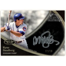 Ryne Sandberg 2020 Topps Tier One Talent Autograph Card #T1TA-RS 09/10