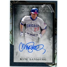 Ryne Sandberg 2022 Topps Diamond Icons Black Autograph Card #AC-RS 10/10