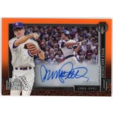 Ryne Sandberg 2017 Topps Tribute Generations of Excellence Orange Autograph Card #GOE-RS 7/25