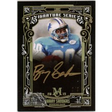 Barry Sanders 2015 Topps Museum Signature Series Gold Autograph Card #SSA-BS 2/5