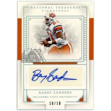 Barry Sanders 2016 Panini National Treasures Collegiate Auto 10/10