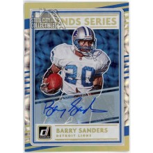 Barry Sanders 2020 Panini Donruss Legends Series Autograph Card #LS-BS 8/10