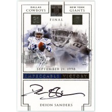 Deion Sanders 2017 Panini Impeccable Impeccable Victory Auto 5/5
