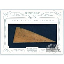 Charlie Sands 2013-14 Panini National Treasures Kindest Cuts Relic Auto Card 1/1