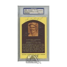 Sandy Koufax Autographed Hall of Fame Postcard - PSA/DNA (12471178)