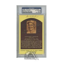 Sandy Koufax Autographed Hall of Fame Postcard - PSA/DNA (83138591)