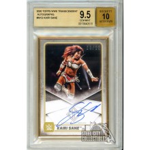 Kairi Sane 2020 Topps Transcendent WWE Autograph Card #A-KS 25/25 BGS 9.5