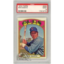 Ron Santo 1972 Topps Card #555 PSA 9 Mint