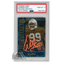 Warren Sapp 1995 Bowman's Best Autograph Rookie Card #12 PSA/DNA 10 (Orange)