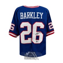 Saquon Barkley We Are Autographed New York Custom Blue Football Jersey - JSA COA