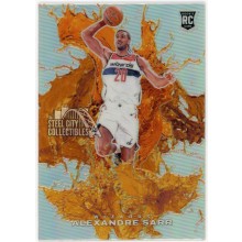 Alexandre Sarr 2024 Panini Black Friday Splash of Color Rookie Card #AS /50