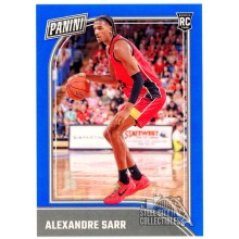 Alexandre Sarr 2024 Panini Black Friday Blue Rookie Card #AS 14/50