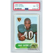 Gale Sayers 1968 Topps Card #75 PSA 8 NM-MT (780)