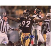 Jason Gildon Autographed Pittsburgh Steelers 8x10 Photo - PSA/DNA COA