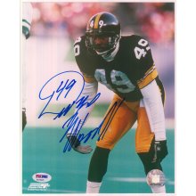 Dwayne Woodruff Autographed Pittsburgh Steelers 8x10 Photo - PSA/DNA COA