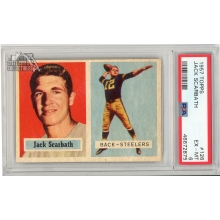 Jack Scarbath 1957 Topps Football Card #126 PSA 6 EX-MT
