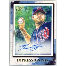 Max Scherzer 2019 Topps Gallery Impressionists Autograph Card #IM-30 3/10